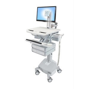 Ergotron StyleView SV44 Display Stand - Up to 61 cm (24") Screen Support - 15.88 kg Load Capacity - 165.4 cm Height x 46.5