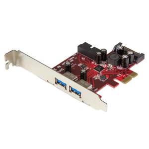 StarTech.com 4 Port PCI Express USB 3.0 Card - 2 External & 2 Internal - SATA Power - UASP Support - 2x Int Motherboard-St