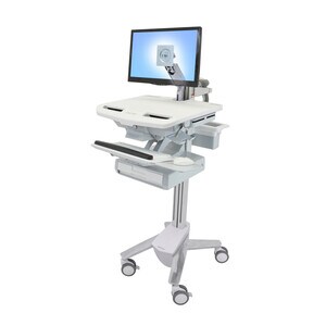 Ergotron StyleView SV43 Display Stand - Up to 61 cm (24") Screen Support - 16.78 kg Load Capacity - 128.3 cm Height x 44.5