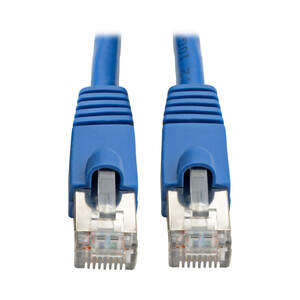 Tripp Lite 7ft Augmented Cat6 Cat6a Shielded 10G Patch Cable RJ45 M/M Blue 7' - 7 ft Category 6a Network Cable for Network