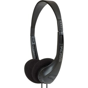 Koss Tm602 Headphone - Stereo - Black - Mini-phone (3.5mm) - Wired - 32 Ohm - 100 Hz 18 kHz - Binaural - Supra-aural - 4 f