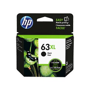 HP 63XL Original High Yield Inkjet Ink Cartridge - Black Pack - 480 Pages