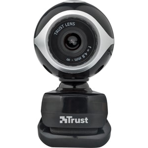 Webcam Trust Exis - 0,3 Megapixel - Nero, Argento - USB 2.0 - 640 x 480 Video