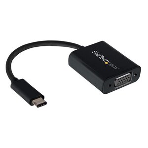 StarTech.com USB-C to VGA Adapter - Thunderbolt 3 Compatible - USB C Adapter - USB Type C to VGA Dongle Converter - Connec