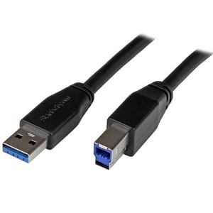StarTech.com 9,1m (30 ft.) Active USB 3.0 USB-A to USB-B Cable - M/M - USB A to B Cable - USB 3.1 Gen 1 (5 Gbps) - First E