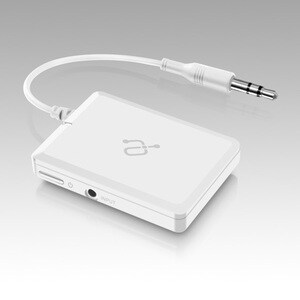 Aluratek Bluetooth Universal Audio Transmitter - 33 ft - Wireless - Lithium Ion (Li-Ion) - Portable