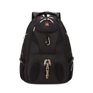 Swissgear Scansmart Backpack - Blk Fits Up To 17In Laptop Tsa Blk