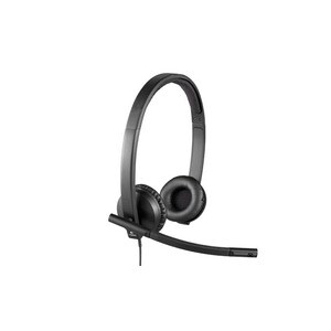 Logitech H570e Wired Over-the-head Stereo Headset - Binaural - Supra-aural - 31.50 Hz to 20 kHz - Noise Cancelling, Electr