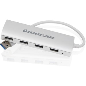 IOGEAR met(AL) USB 3.0 4-Port Hub - USB - External - 4 USB Port(s) - 4 USB 3.0 Port(s) - PC, Mac, Linux