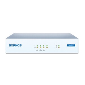 Sophos XG 115W Network Security/Firewall Appliance - 4 Port - 1000Base-T, 1000Base-X - Gigabit Ethernet - Wireless LAN IEE