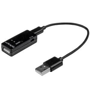 StarTech.com USB Voltage and Current Tester Kit - USB Voltage and Current Meter - USB Fast Charge Adapter - Current Measur