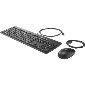 HP Keyboard & Mouse - USB Cable - English (US) - USB Cable - Symmetrical - Compatible with Desktop Computer for PC