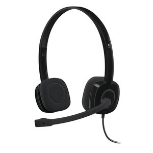 Logitech H151 Wired Over-the-head Stereo Headset - Black - Binaural - Supra-aural - 22 Ohm - 20 Hz to 20 kHz - 180 cm Cabl