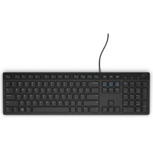 Dell KB216 Keyboard - Cable Connectivity - USB Interface - English (US), International - QWERTY Layout - Black - Desktop C