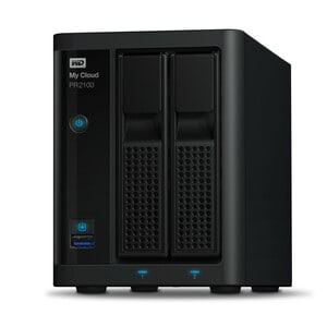 WD 0TB My Cloud PR2100 Pro Series Diskless Media Server with Transcoding, NAS - Network Attached Storage - Intel Pentium N