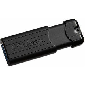 Verbatim PinStripe 256 GB USB 3.0 Flash Drive - Black - 1