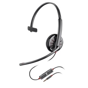 Auriculares Plantronics Blackwire C215 Cableado De Diadema Mono - Supra-aural - Cancelación de ruido - Mini-Jack
