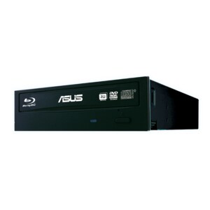 Asus BC-12D2HT Blu-ray Reader/DVD-Writer - Retail Pack - Black - BD-ROM/DVD-RAM/±R/±RW Support - 48x CD Read/48x CD Write/