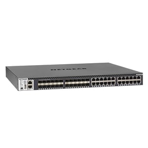 Netgear 48x10G Stackable Managed Switch with 24x10GBASE-T and 24xSFP+ - 24 Ports - Manageable - 10 Gigabit Ethernet, Gigab
