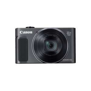 Cámara Compacta Canon PowerShot SX620 HS - 20,2 Megapíxel - Negro - 1/2,3" Sensor - Enfoque Automático - 7,5 cm (3")LCD - 