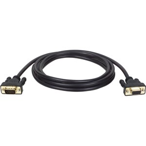 Tripp Lite 25ft VGA Monitor Extension Gold Cable Shielded HD15 M/F 25' - HD-15 Male - HD-15 Female - 25ft