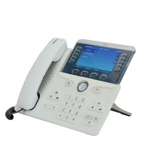 zCover Printed Silicone for Phone Base & Handset for Cisco 8811/8841/8851/8861 - For IP Phone - White - Dirt Resistant, Sc