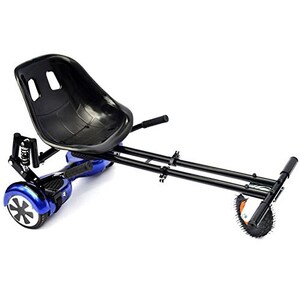 MYEPADS HoverKart Seat - for Balance Scooter - Titanium Steel - Black