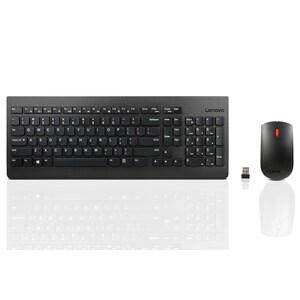 Lenovo Essential Wireless Keyboard and Mouse Combo - US English 103P - USB Wireless RF - English (US) - Black - USB Wirele