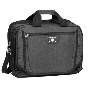 Ogio Circuit Carrying Case for 15" Notebook, Book - Black, Dark Static - Hand Strap, Shoulder Strap - 13" Height x 18" Wid