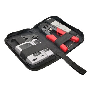 Tripp Lite 4 Pc Network Installer Tool Kit w/ Carrying Case RJ11 RJ12 RJ45 - RJ11 RJ12 RJ45