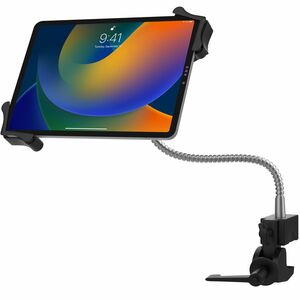 CTA Digital Heavy-Duty Gooseneck Clamp Stand For 7-13In Tablets - 13" Screen Support - 1