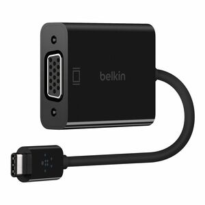 Belkin USB-C to VGA Adapter (For Business / Bag & Label) - USB Type C - 1 x VGA