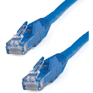 StarTech.com 8ft CAT6 Ethernet Cable - Blue Snagless Gigabit - 100W PoE UTP 650MHz Category 6 Patch Cord UL Certified Wiri