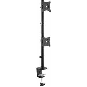 StarTech.com Vertical Dual Monitor Mount - Heavy Duty Steel - For VESA Mount Monitors up to 27in - Adjustable Double Monit
