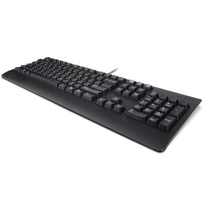 Lenovo Preferred Pro II Keyboard - Cable Connectivity - USB Interface - QWERTY Layout - Black - Rubber Dome Keyswitch - De