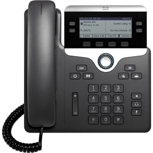 Cisco 7841 IP Phone - Wall Mountable - 4 x Total Line - VoIP - Enhanced User Connect License, Unified Communications Manag