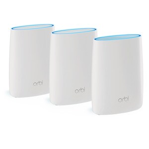 Netgear Orbi RBK53 IEEE 802.11ac Ethernet Wireless Router - 2.40 GHz ISM Band - 5 GHz UNII Band - 375 MB/s Wireless Speed 