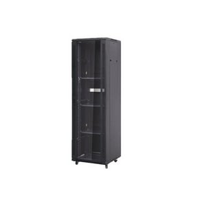 Cableaway SRB4268 600mm x 800mm Free Standing Cabinet - For Server - 42U Rack Height - Floor Standing - Steel, Tempered Glass