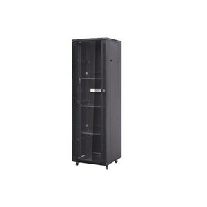 Cableaway SRB3266 600mm x 600mm Free Standing Cabinet - For Server - 32U Rack Height - Floor Standing - Steel, Tempered Glass
