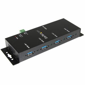 StarTech.com USB/FireWire Combo Hub - USB - External - Black - TAA Compliant - 4 Total USB Port(s) - 4 USB 3.0 Port(s) - PC