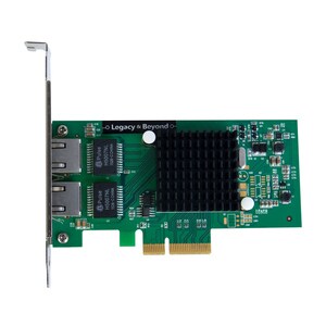 SIIG Dual-Port Gigabit Ethernet PCIe 4-Lane Card - I350-T2 - PCI Express 2.1 x4 - 2 Port(s) - 2 - Twisted Pair - 10/100/10