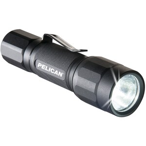 Pelican 2350 Tactical Flashlight - AA - Anodized Aluminum, Ethylene Propylene Diene Monomer (EPDM) Rubber, High Carbon Ste