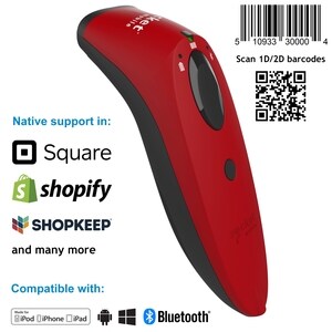 SocketScan® S740, 1D/2D Imager Barcode Scanner, Red - S740, 1D/2D Imager Bluetooth Barcode Scanner, Red