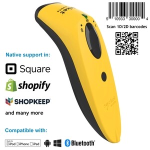 SocketScan® S740, 1D/2D Imager Barcode Scanner, Yellow - S740, 1D/2D Imager Bluetooth Barcode Scanner, Yellow