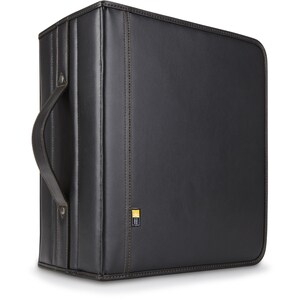 Case Logic DVD ALBUM- 200 DVDS - Faux Leather - Black - 200 CD/DVD