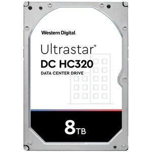 Western Digital Ultrastar DC HC320 HUS728T8TAL4201 8 TB Hard Drive - 3.5" Internal - SAS (12Gb/s SAS) - Server Device Supp