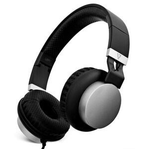 V7 HA601-3EP Wired Over-the-head Stereo Headset - Black, Silver - Binaural - Circumaural - 32 Ohm - 20 Hz to 20 kHz - 180 
