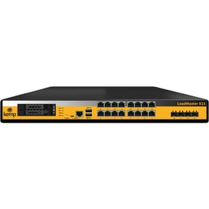 KEMP LoadMaster X15 Server Load Balancer - 16 RJ-45 - 10 Gbit/s - 10 Gigabit Ethernet - 120 Gbit/s Throughput - 4 x Expans