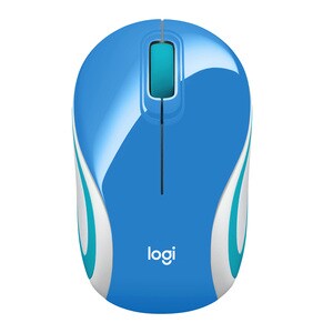 Logitech Wireless Mini Mouse M187 Ultra Portable, 2.4 GHz with USB Receiver, 1000 DPI Optical Tracking, 3-Buttons, PC / Ma