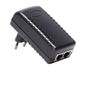 Auerswald COMfortel PoE-1000 PoE Injector - 120 V AC, 230 V AC Input - 48 V DC, 350 mA Output - 1 10/100/1000Base-T Input 